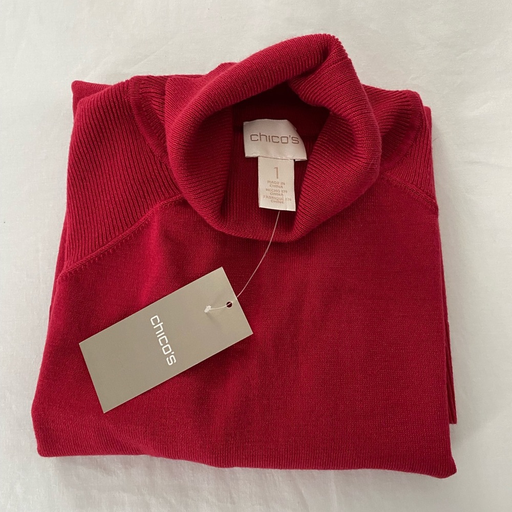 🔴🍁 Chico’s Paige Turtleneck Sweater 🍁🔴